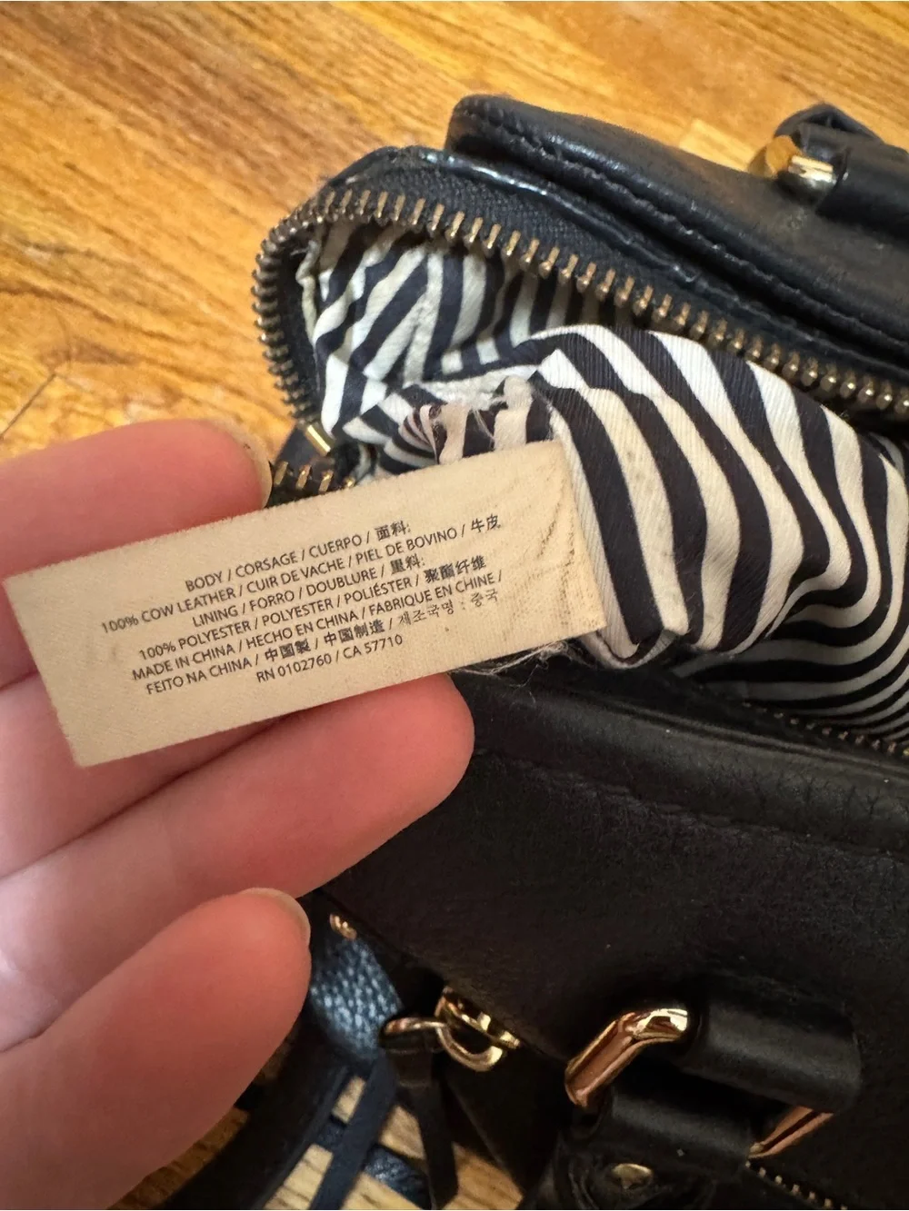 kate spade Black Pebbled Leather Crossbody Satchel